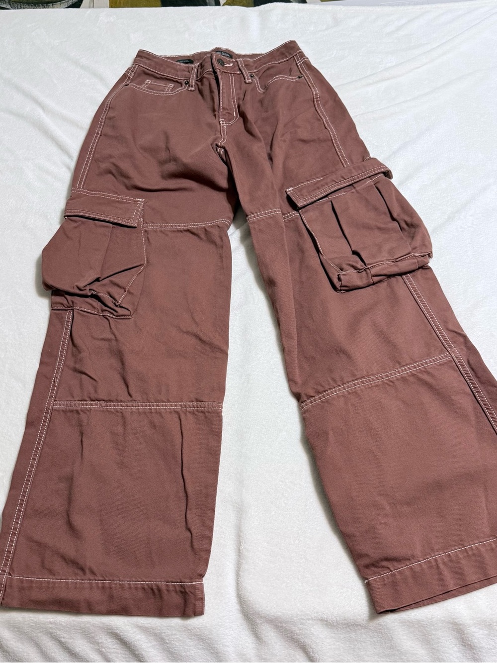 Wild Fable Cargo Pants in Brown - Wide Leg Utility Style- Size 2R